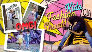 Childrens Fashion Shoot In Miami - Kids Model Designer Clothes