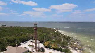 Lighthouse Beach Orbit No. 1 Sanibel Island Fl Dji Mavic Air 2 4K Hd 0011