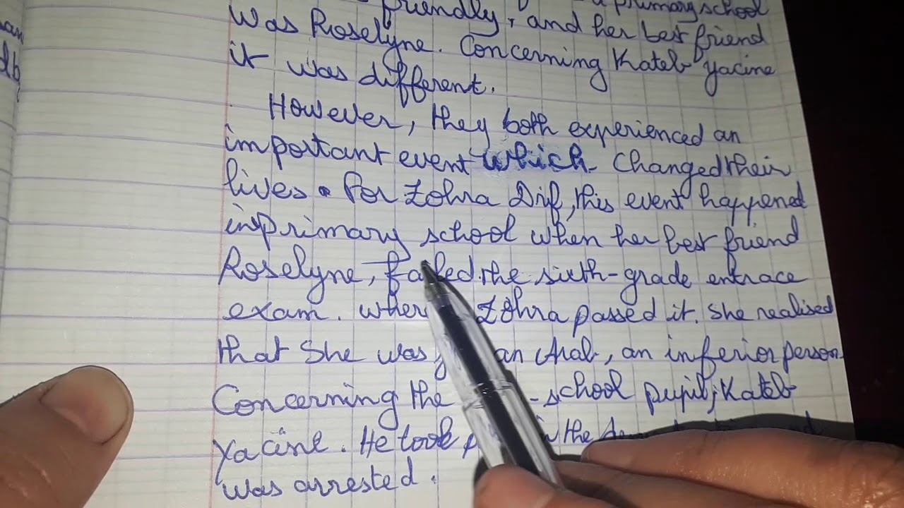 الرابعة متوسط وضعية ادماجيةص86task3زهرة دريف وكاتب ياسين