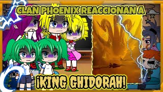 Clan Fénix reaccionan a King Ghidorah del Monsterverse (Gacha Club)