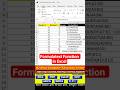 Formulatext formula in excel | Formulatext function in excel #excel #msexcel #microsoftexcel #shorts