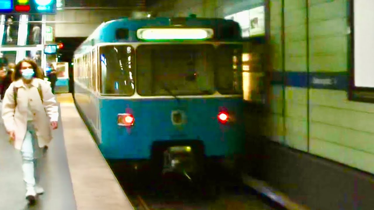 Mit dem U-Bahn München A-Wagen U6 von Fröttmaning zum Odeonsplatz