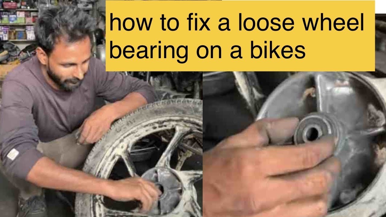 how to fix a loose wheel bearing on a bike ? #wheels #bearing #bike ...