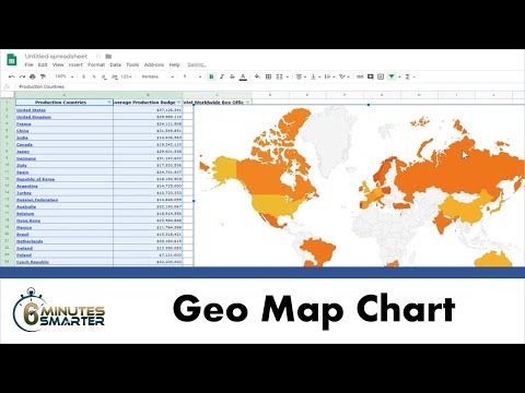 Create a Geo Map Chart in Google Sheets