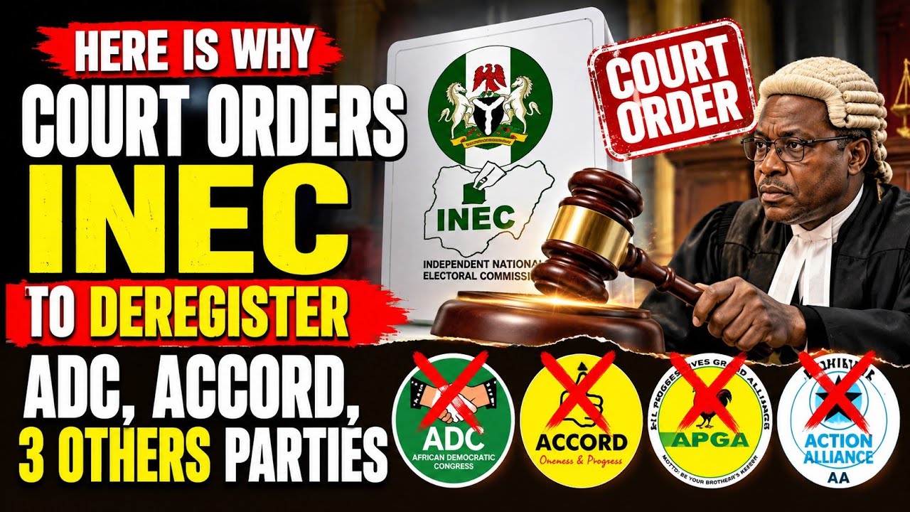 The Real Reason Court Ordered INEC To Deregister These 5 Parties