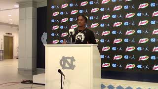 UNC Football WR Josh Downs FAMU Week Interview