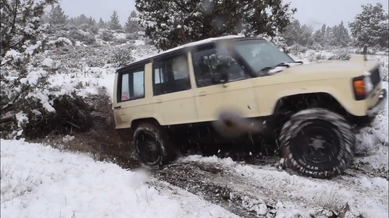 Isuzu pooper cam install+ snow wheeling and trail bashing - YouTube