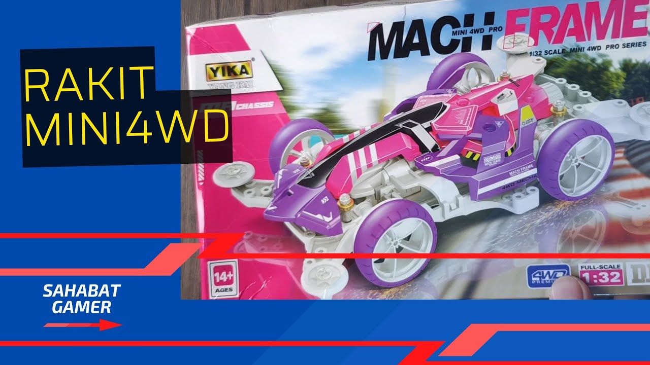 Merakit Mini 4WD Pro Yika Mach Frame MA Chassing - YouTube