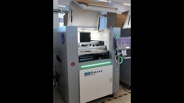GDK inline full automatic solder paste printer system   SMT printing process Galaxy