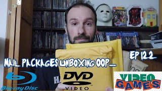 Mail Packages Unboxing OOP Blu Rays DVDs Video Games Episode 122 Movie Haul Pick Ups Mail Call