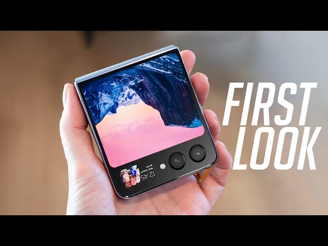 Samsung Galaxy Z Flip 5 - FIRST LOOK (WOW) - YouTube