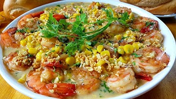 TÔM SỐT BƠ TỎI vị béo ngọt thơm cách nấu dễ hợp đãi tiệc gia đình rất ngon |Nhamtran FV