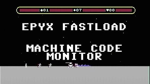 Epyx Fastload Machine Code Monitor Demo