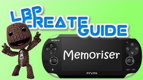 Memoriser - Part 1 (LittleBigPlanet Vita)