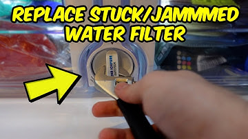 Samsung Fridge: How to Replace a Stuck/Jammed Water Filter + Reset Filter Light