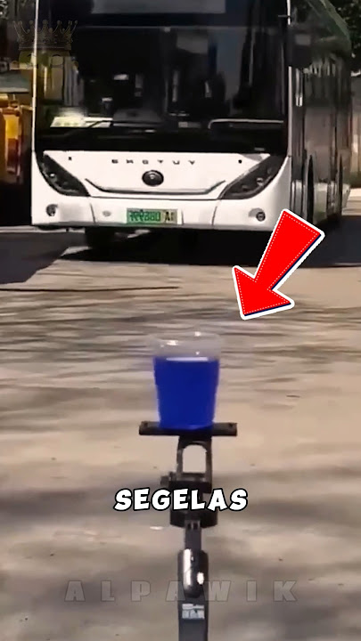 Bus Brake Test Using a Glass of Syrup