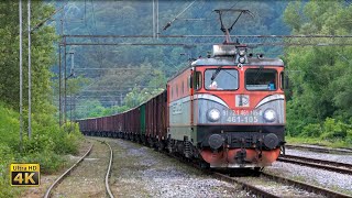 4K CABVIEW Beograd - Požega - Kraljevo -- 2 locomotives freight train ride -- Despotija