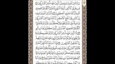 سورة التوبة للشيخ زكي داغستاني رحمه الله