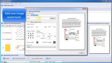 Can I embed image watermark to my PDF file by using A PDF Watermark