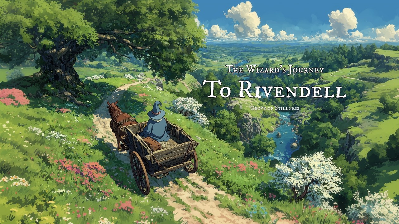 Fantasy Medieval Music for Focus & Calm | The Wizard's Journey to Rivendell