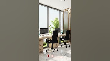Office 3D Visualization Inspiring Design Concepts #ytshorts #shorts