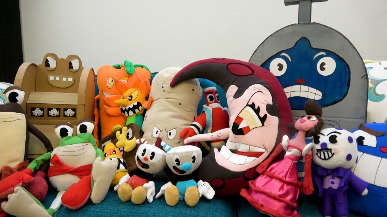 Huge Cuphead Plush Collection - YouTube