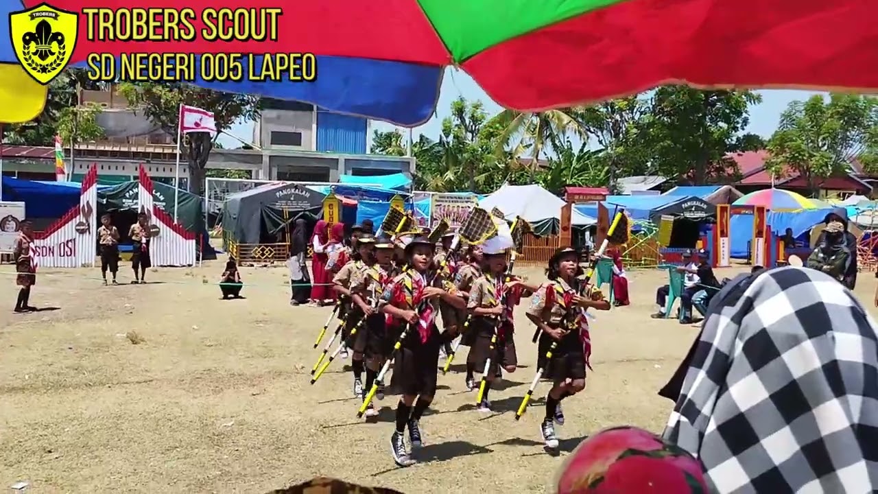 SD Negeri 005 Lapeo JUARA 1 YEL YEL PUTRI LBTP 2023 | TROBERS SCOUT