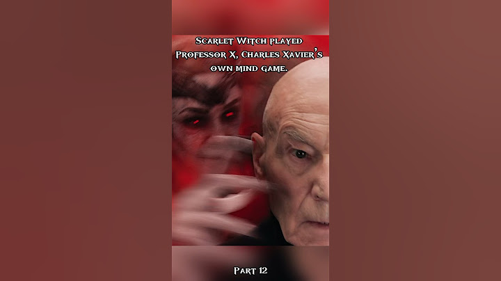 X-Men Professor X dares to fight Scarlet Witch. #doctorstrange #wanda #marvel #shorts