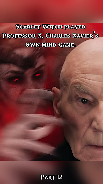X-Men Professor X dares to fight Scarlet Witch. #doctorstrange #wanda #marvel #shorts