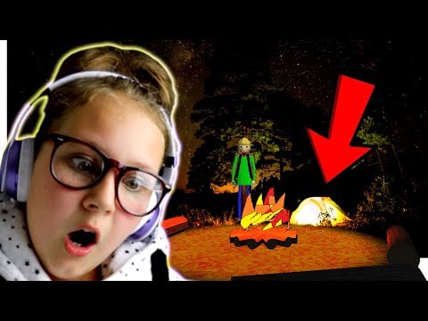CAMPING ALONE WITH BALDI'S BASICS!! (ENDING)