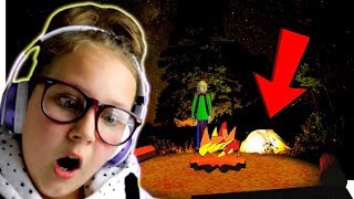 CAMPING ALONE WITH BALDI'S BASICS!! (ENDING)