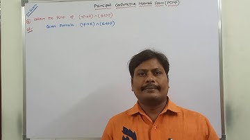 EXAMPLE -2: PCNF | NORMAL FORMS | EXAMPLE PROBLEM ON PCNF | PRINCIPAL CONJUNCTIVE NORMAL FORM | DMS