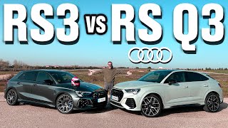 Audi RS3 Performance vs Audi RS Q3 🏎 ¿SUV o compacto?