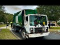 Rebody garbage truck wm mcneilus rear loader on an advanced disposal mack mr