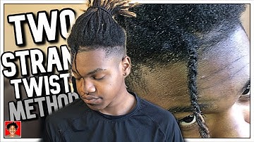 How To Start Dreads With Two Strand Twists! | Dreadlocks