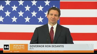 Gov. DeSantis laughs off "warning" to certain groups traveling to Florida