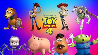 Looking for Disney Pixar Toy Story 4 Woody, Jessie, buzz lightyear, Rex, Slinky,Hamm, Mr.potato head