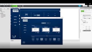 ATEN Control System Configurator demo for user interface design