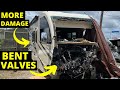 2017 THOR VEGAS RV MORE ENGINE DAMAGE BENT VALVES Part 12