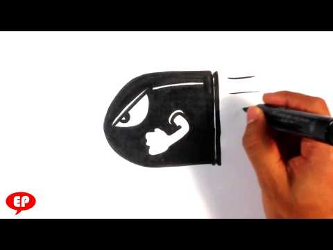 Comment dessiner Bullet Bill de Super Mario Bros. - Tutoriel facile avec images