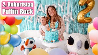 Anastasias 2. Geburtstag  Puffin Rock Party! Oonas und Babas Insel Torte & Geschenke! Mamiseelen