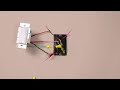 Wiring a lutron led dimmer with wire leads for single pole and 3way