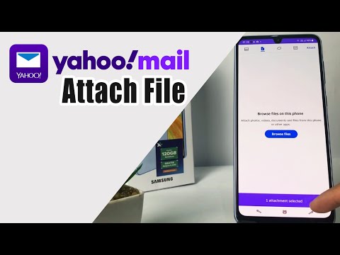 Video: Hvordan sender jeg bilder fra Yahoo Mail til en mobiltelefon?