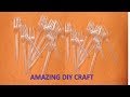 Diy easy craft  room decor craft  recycle