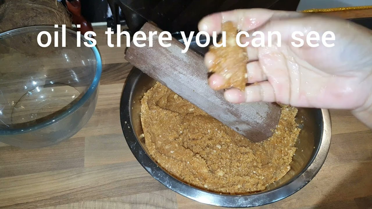 today I make peanut oil very naturally