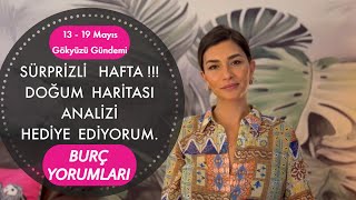 SÜRPRİZLİ HAFTA! DOĞUM HARİTASI ANALİZİ HEDİYE EDİYORUM / 13 -19 MAYIS GÖKYÜZÜ GÜNDEMİ