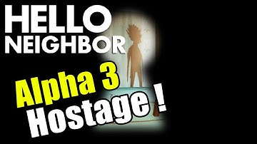 Hello Neighbor - Hostage Room! Roof Parkour! Ending! - Alpha 3 Gameplay Playthrough