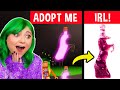 I ATE ONLY *ADOPT ME FOOD* IN REAL LIFE! *TRADING ONLY FOOD* CHALLENGE! Adopt Me Roblox vs IRL! 😱