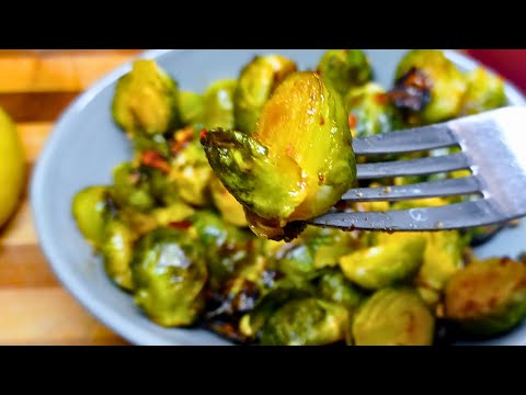 The MOST Delicious Miso Glazed Brussels Sprouts...So Easy!