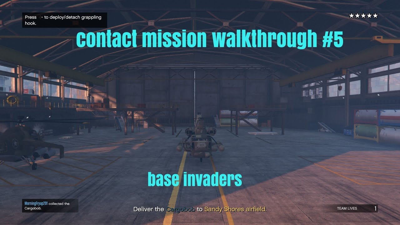 GTA Online Contact Mission Walkthrough 5 Base Invaders YouTube 